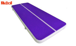 blue air track mat for students